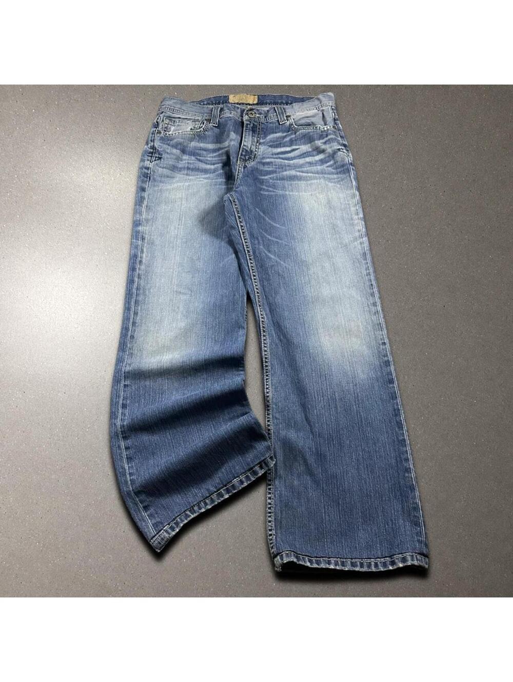 Vintage Y2K BKE Buckle Tyler Baggy Bootcut Jeans - Fits 33x29!